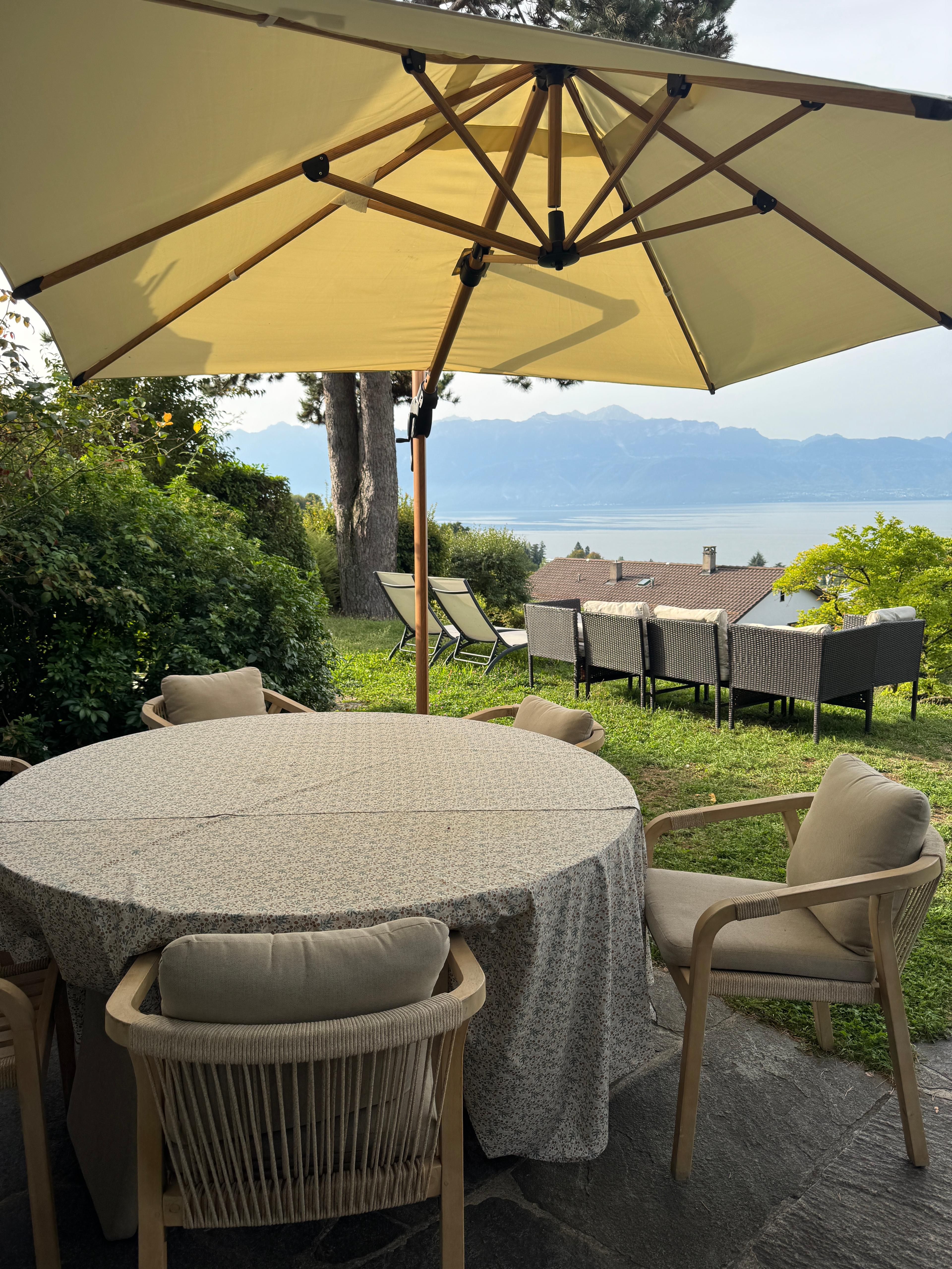 Mon jardin avec vue sur le Lac Léman - photo 5 sur 5