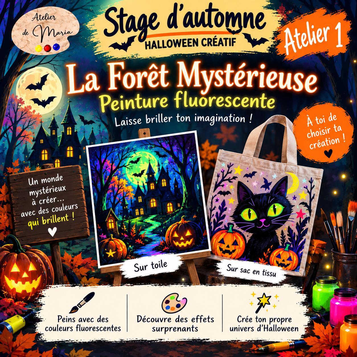 Peins ton Halloween en couleurs fluorescentes - photo 1 sur 5