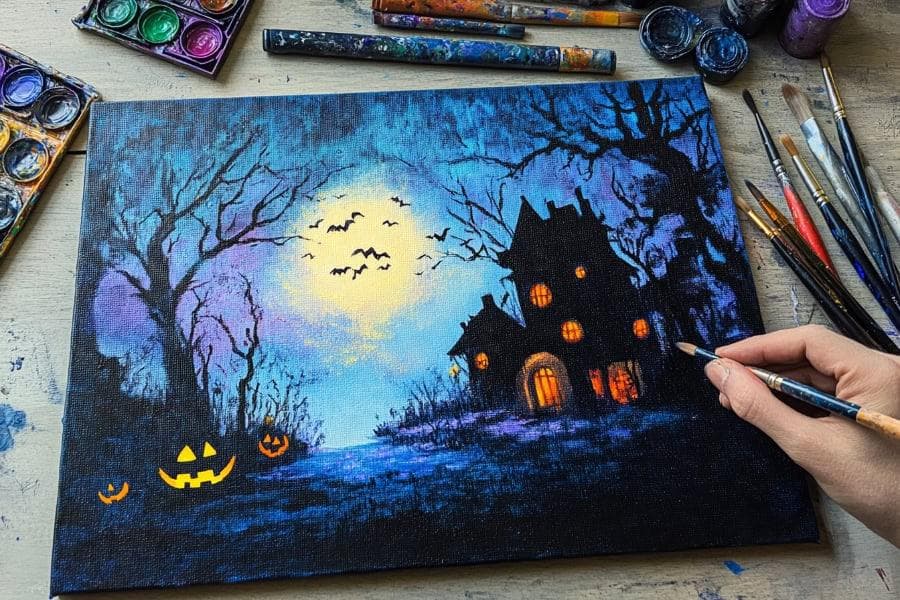 Peins ton Halloween en couleurs fluorescentes - photo 4 sur 5