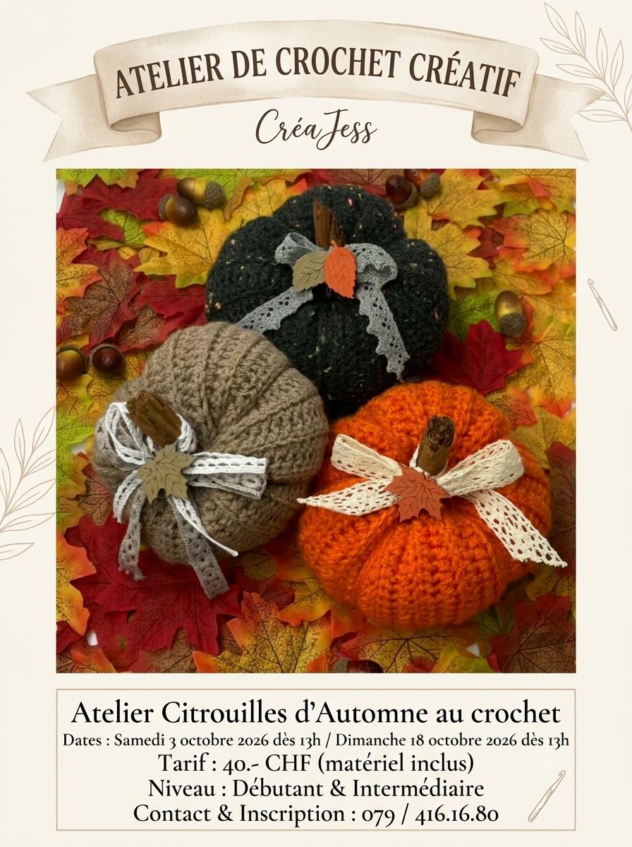 Citrouille en crochet - photo 3 sur 3
