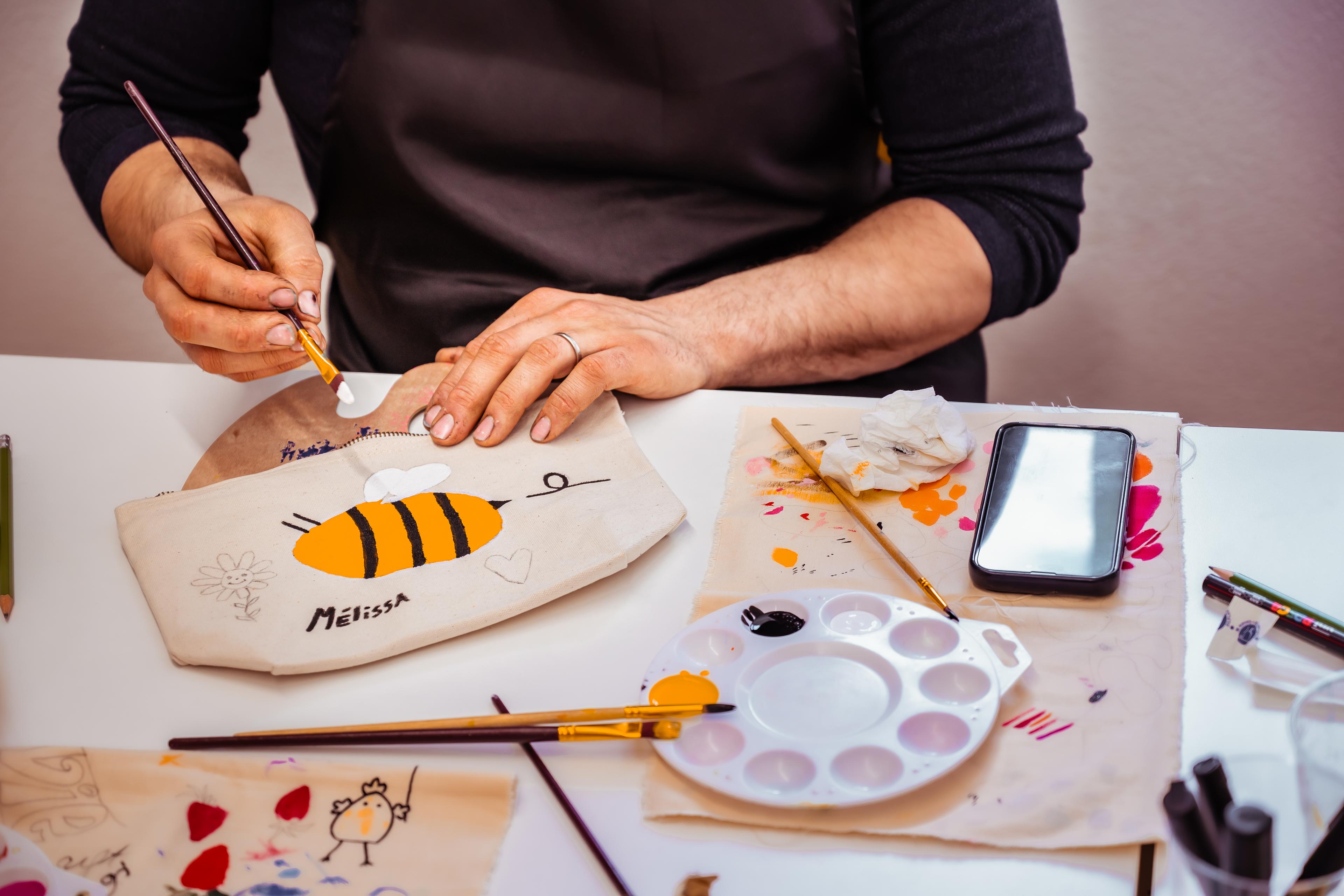 Atelier de peinture sur textile - photo 3 sur 3